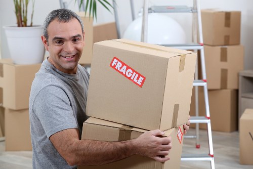 Tooting Man And Van team preparing a local move in Tooting
