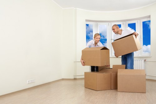 Professional moving service payment confirmation interface