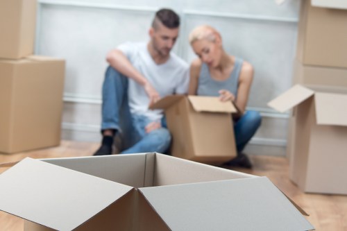 Professional movers handling urgent relocation items in Tooting
