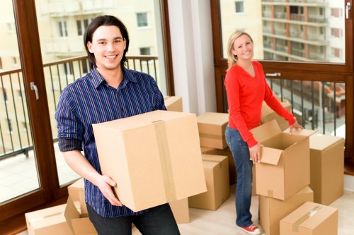 Careful unpacking and room organisation in a Tooting property